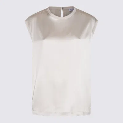 Brunello Cucinelli Top Light And Natural In Neutral