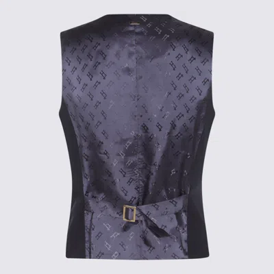 Herno Top Blue And Green In Black