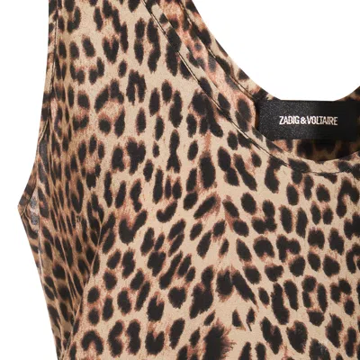 Zadig & Voltaire Tarysa Leopard Print Tank Top