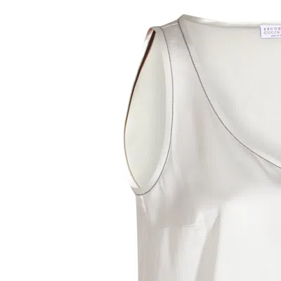 Brunello Cucinelli Top Light And Natural In Neutral