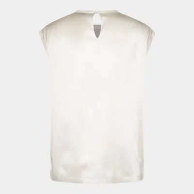 Brunello Cucinelli Top Light And Natural In Neutral