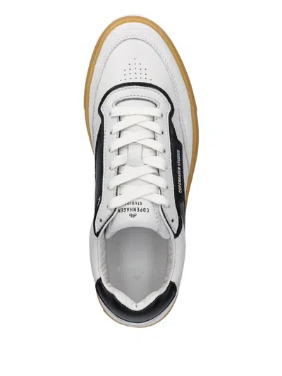 Copenhagen Leather-panelled Sneakers In White