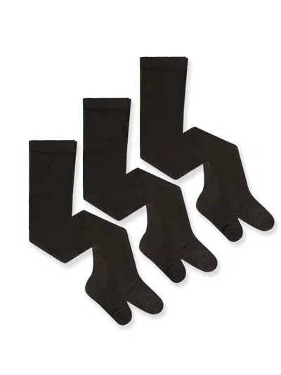 Dolce & Gabbana Tripack Stretch Nylon Socks In Brown