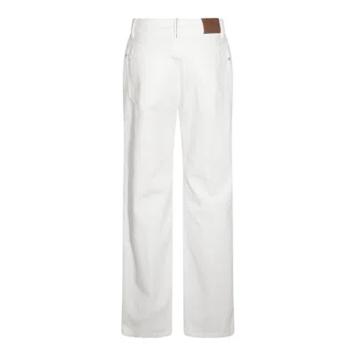 Brunello Cucinelli Trousers Light And Natural In White