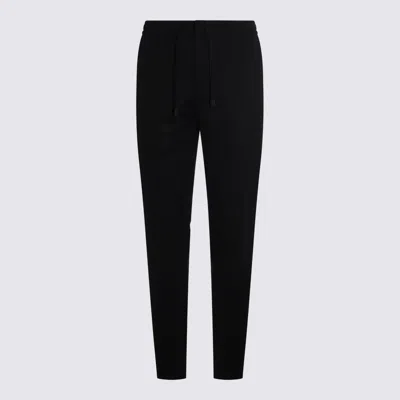 Canali Drawstring-waist Trousers In Black