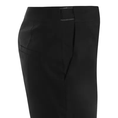 Brunello Cucinelli Relaxed Fit Trousers With Side Pocket And Belt Loops In Black