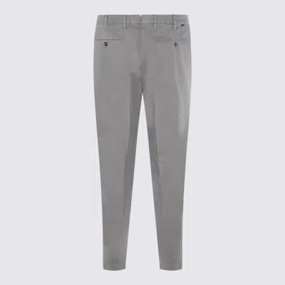 Incotex Straight-leg Tailored Pants With Subtle Pleats In Gray