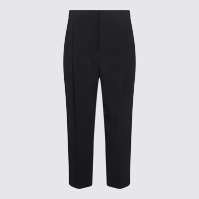 Elisabetta Franchi Flap Pockets High Waist Pleated Trousers In Black