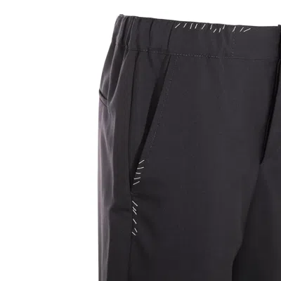 Marni Trousers Blacks And Greys In Blue