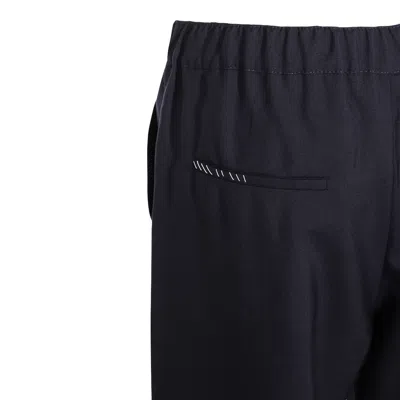 Marni Trousers Blacks And Greys In Blue