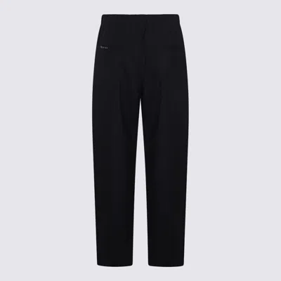 Marni Trousers Blacks And Greys In Black
