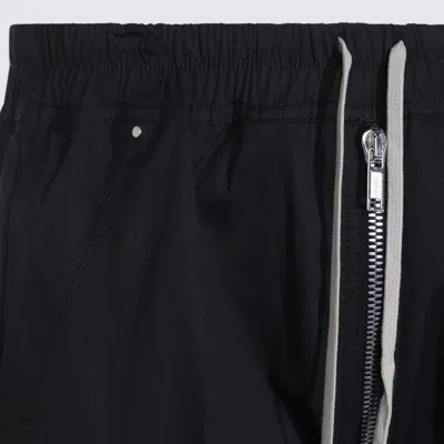 Rick Owens Straight Leg Trousers Eyelet Accents