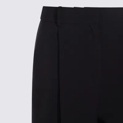 Elisabetta Franchi Trousers Blacks And Greys In Black