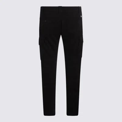 C.p. Company Utility Trousers With Belt Loops And Cargo Pockets In Black
