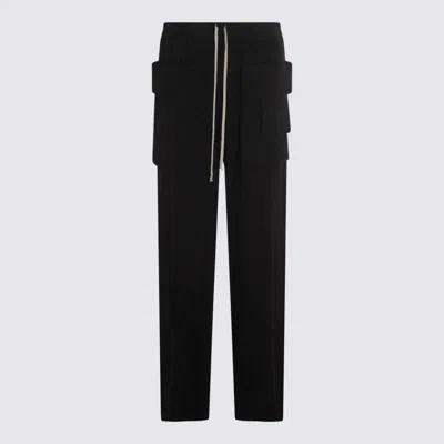 Rick Owens Drkshdw Cargo Pockets And Elastic Waistband Trousers
