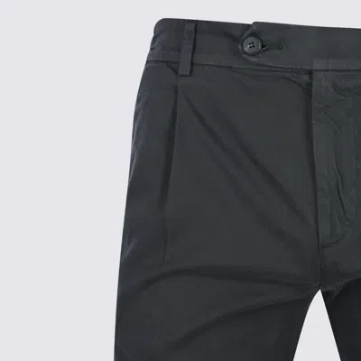 Eleventy Trousers Featuring Back And Side Pockets In Black