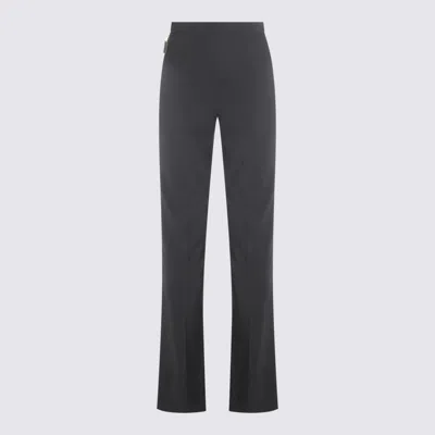 Elisabetta Franchi Trousers Blacks And Greys In Black