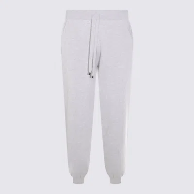Malo Relaxed Fit Trousers Elastic Waistband In Blue