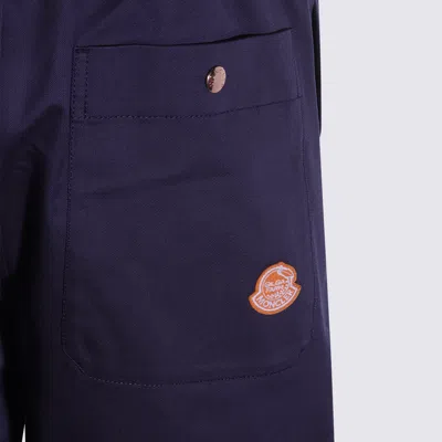 Moncler Genius Gilga Farm By Donald Glover Trousers Blue And Green In Blue