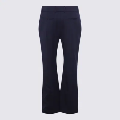 Alexander Mcqueen Trousers Back Side Pockets In Blue