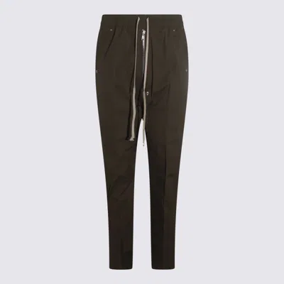Rick Owens Trousers Featuring Elastic Waistband And Pockets