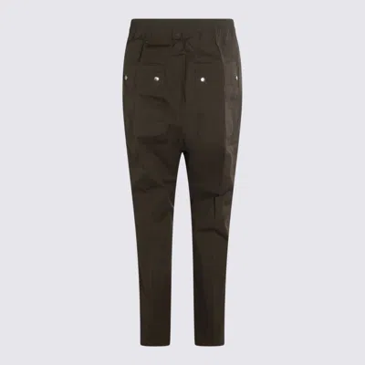 Rick Owens Trousers Featuring Elastic Waistband And Pockets