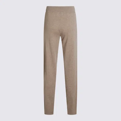 Malo Elasticated-waistband Drawstring Trousers In Brown