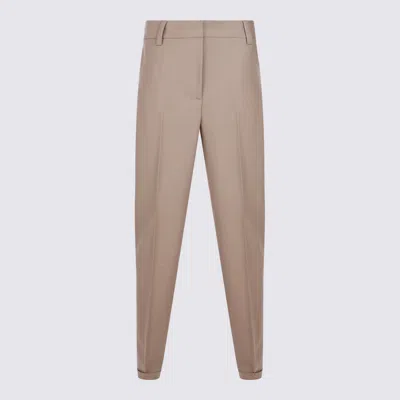 Antonelli Belt Loop Casual Pants In Neutral