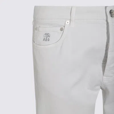 Brunello Cucinelli Trousers Chari In White