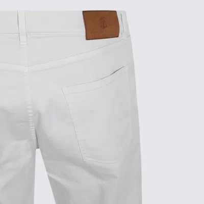 Brunello Cucinelli Trousers Chari In White
