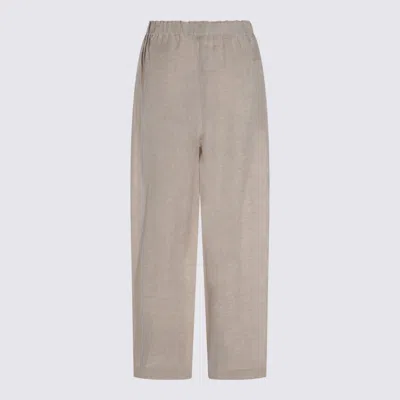 Fabiana Filippi Lightweight Relaxed Fit Trousers In Neutral