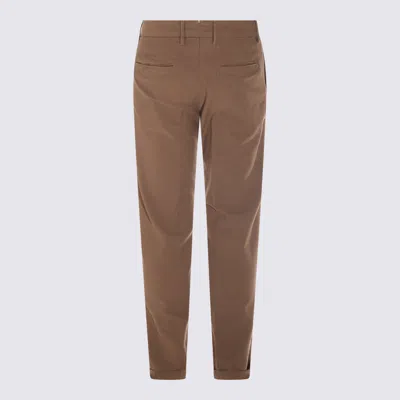Incotex Trousers With Back And Side Pockets In Brown