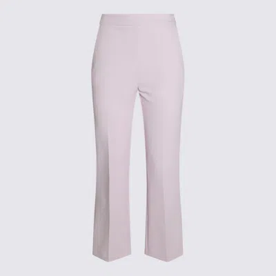 Elisabetta Franchi Tailored Trousers With Back And Side Pockets In Pink