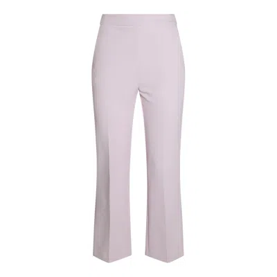 Elisabetta Franchi Tailored Trousers With Back And Side Pockets In Pink