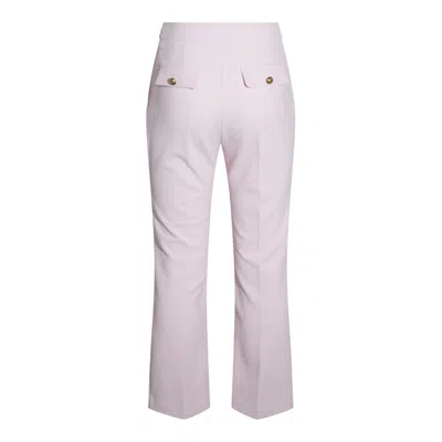 Elisabetta Franchi Tailored Trousers With Back And Side Pockets In Pink