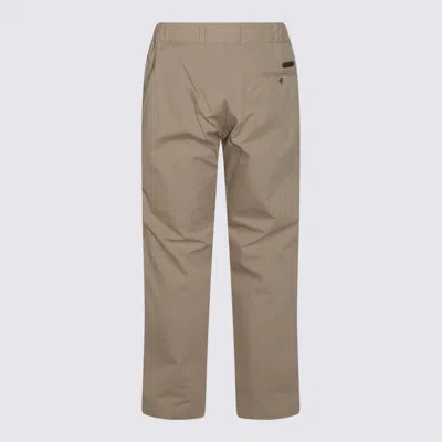 Moschino Relaxed Fit Trousers With Pockets And Loops In Brown