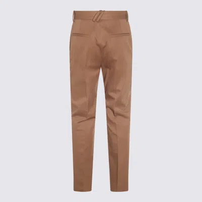 Burberry Trousers With Back And Side Pockets In Brown