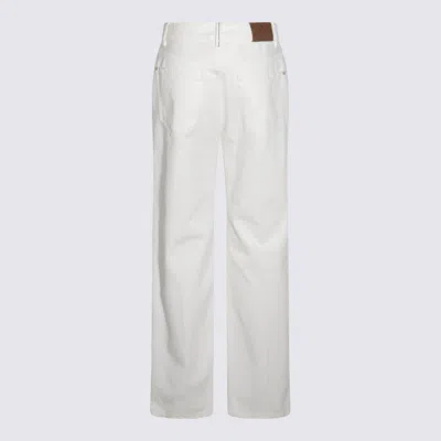 Brunello Cucinelli Trousers Light And Natural In White