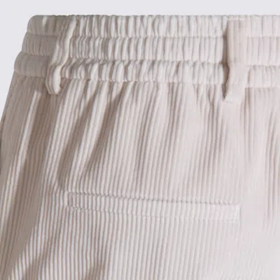 Eleventy Trousers Light And Natural In White