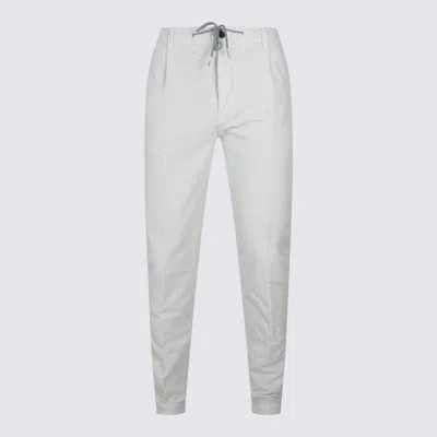 Eleventy Trousers Featuring Elastic Waistband And Pockets In Gray