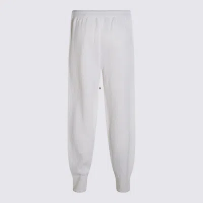 Antonelli Drawstring Straight Trousers In White