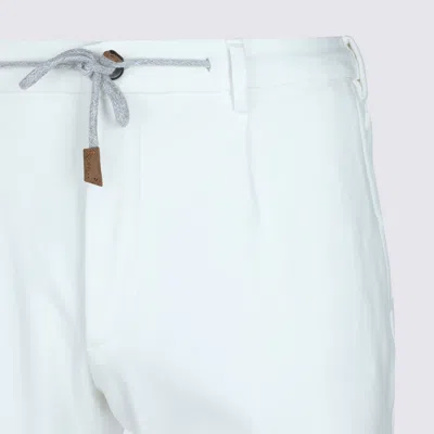 Eleventy Trousers Featuring Elastic Waistband And Pockets