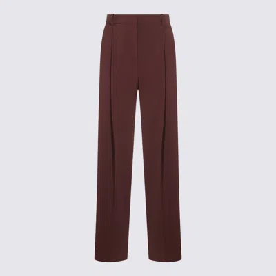 Elisabetta Franchi Trousers With Front Pleats And Belt Loops