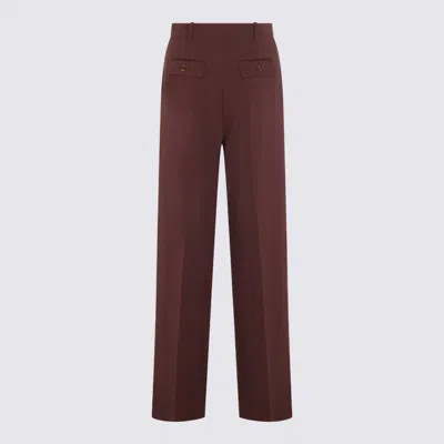 Elisabetta Franchi Trousers With Front Pleats And Belt Loops