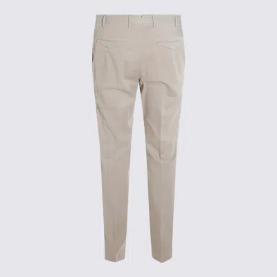Pt Torino Trousers With Belt Loops And Pockets In Neutral