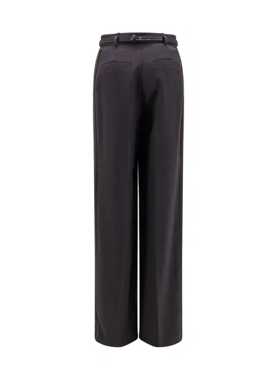 Elisabetta Franchi Tuxedo Trouser With Belt And Enamelled Detail