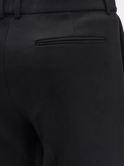Saint Laurent Tuxedo Wool Trouser With Lateral Satin Bands In Black