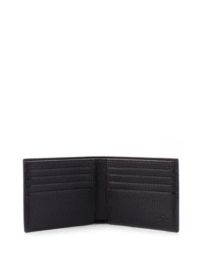 Valentino Garavani Leather Wallet With Iconic Studs