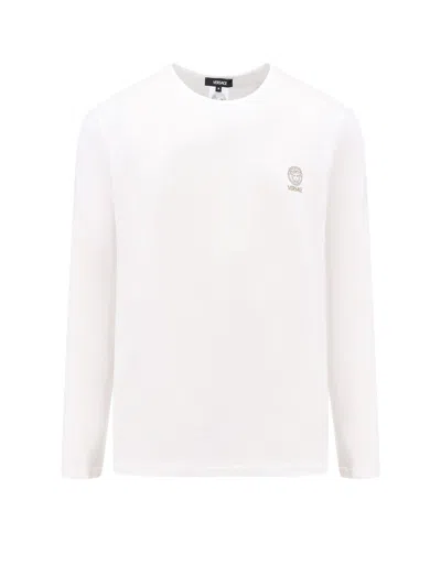 Versace Medusa Long-sleeved Undershirt In White