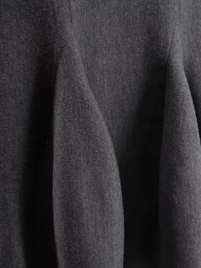 Alaïa Virgin Wool Blend Skirt In Black